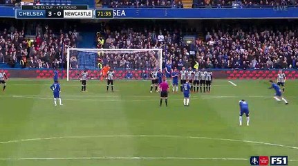 Marcos Alonso Goal HD - Chelsea	3-0	Newcastle 28.01.2018