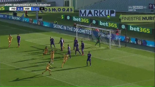 Jagos Vukovic Goal HD - Fiorentina 0 - 1 Verona - 28.01.2018 (Full Replay)