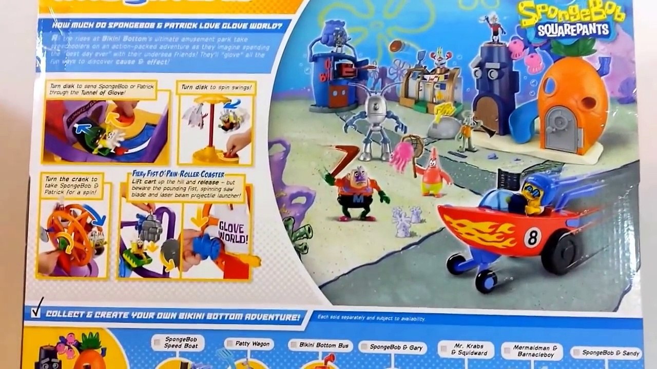 imaginext spongebob glove world