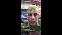 The White Joker says He's in the Hood and Dares Anyone to Pull Up on Instagram Live