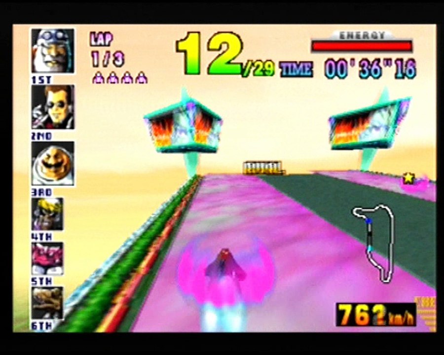 F-Zero X - Jack Cup on Standard with King Meteor - N64 Gameplay