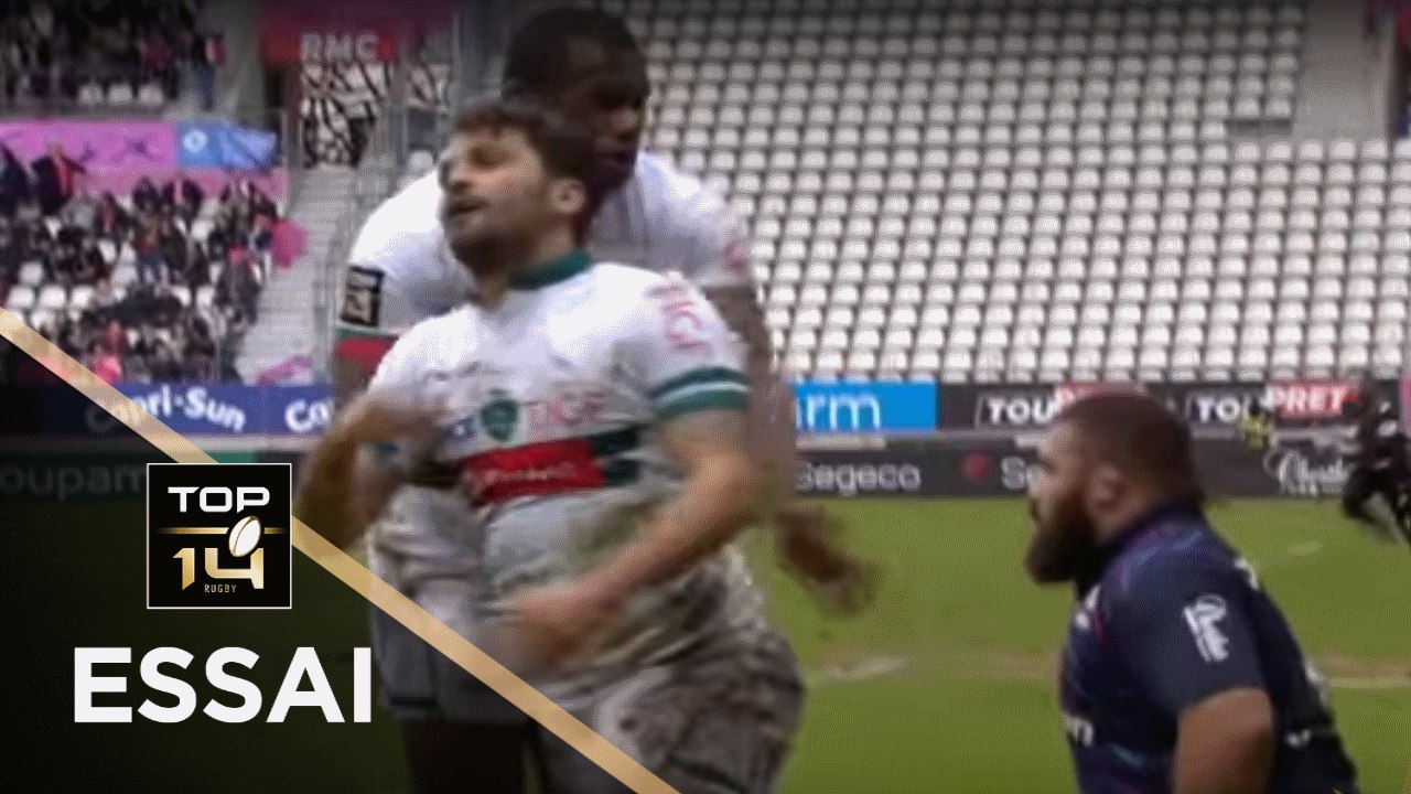 TOP 14 - Essai Charly MALIE (SP) - Paris - Pau - J16 - Saison 2017/2018