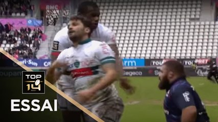 TOP 14 - Essai Charly MALIE (SP) - Paris - Pau - J16 - Saison 2017/2018