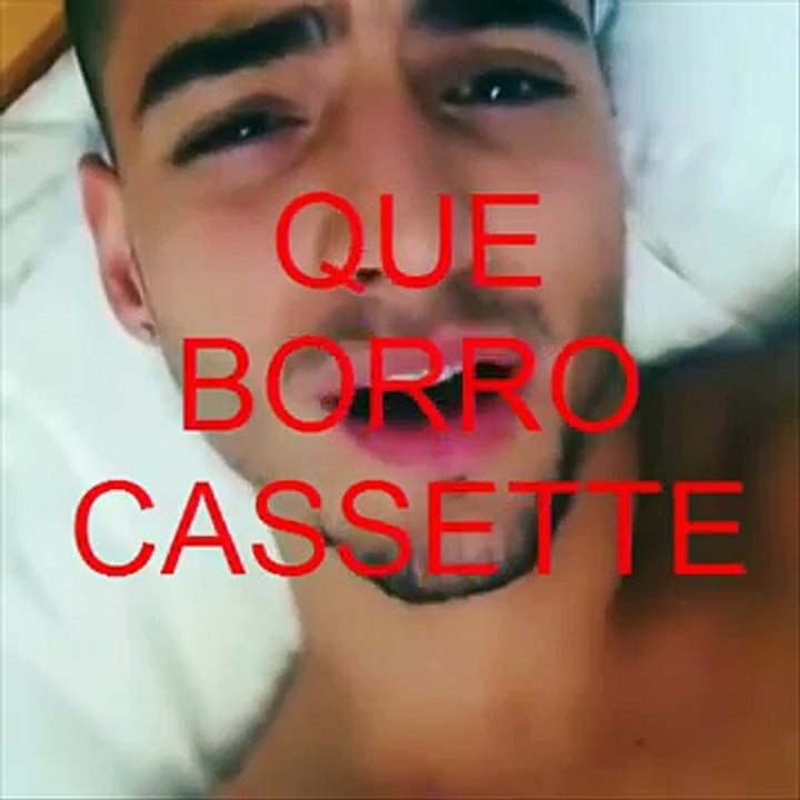 Maluma cantando borro cassette acapella