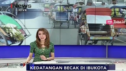Warga Tidak Sabar Sambut Kedatangan Becak di Ibukota