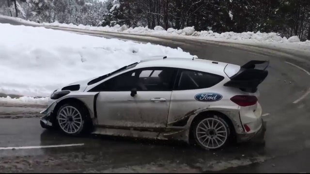 Rally Monte Carlo 2018 Test - Sébastien Ogier - Julien Ingrassia - Ford Fiesta WRC