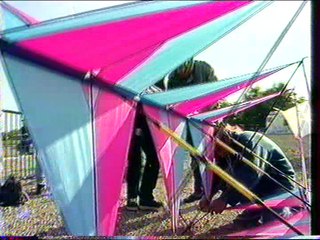 Tentative de vol à 13000m avec des cerfs-volants