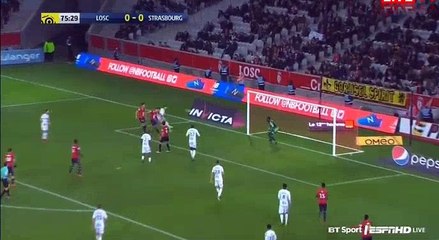 El-Ghazi  Goal HD - Lille	1-0	Strasbourg 28.01.2018