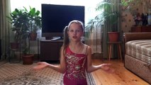 Very flexible gymnast girl