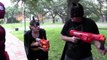 Kid Heroes 22 - BATMAN and SPIDERMAN have a GIANT STAR WARS SURPRISE in this Epic Nerf War