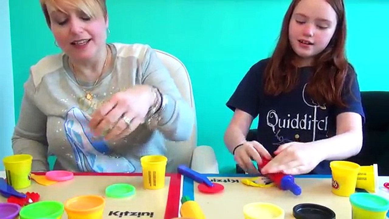 ♥ Play Doh Challenge Shopkins | Mommy and Gracie Show ♥