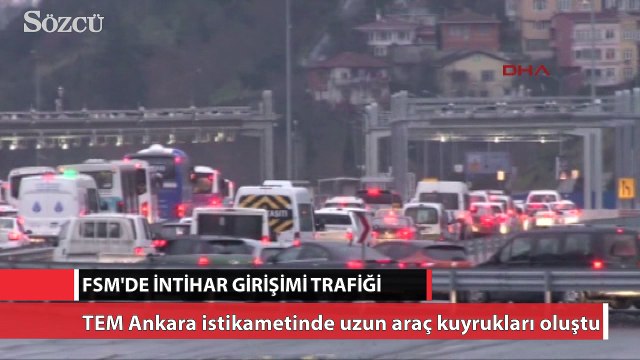 Fatih Sultan Mehmet Köprüsü’nde intihar girişimi