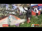 What a poor street artist-Awesome artist!! You will miss,if you don't watch it.