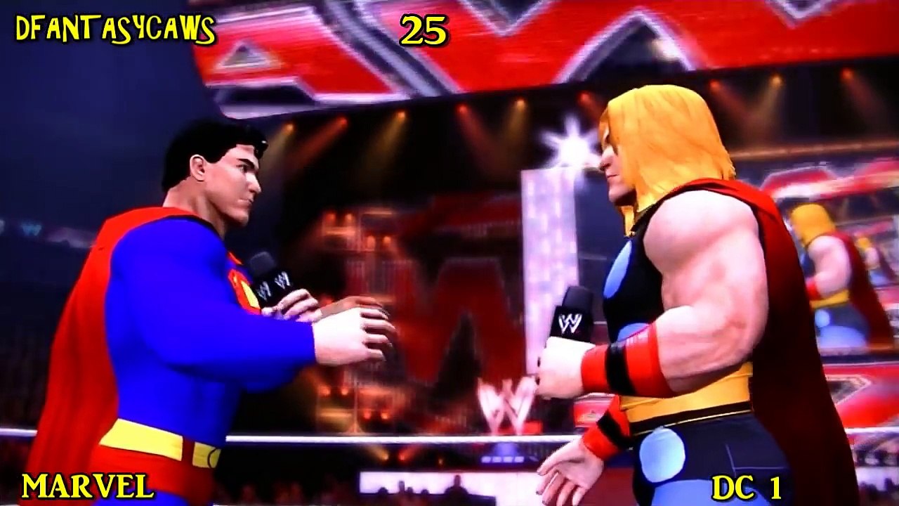 WWE'12: Marvel vs DC Comics