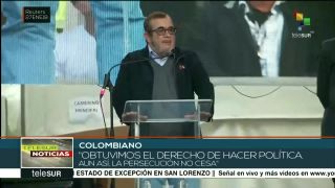 Colombia: FARC denuncia persecución y ataques contra sus miembros