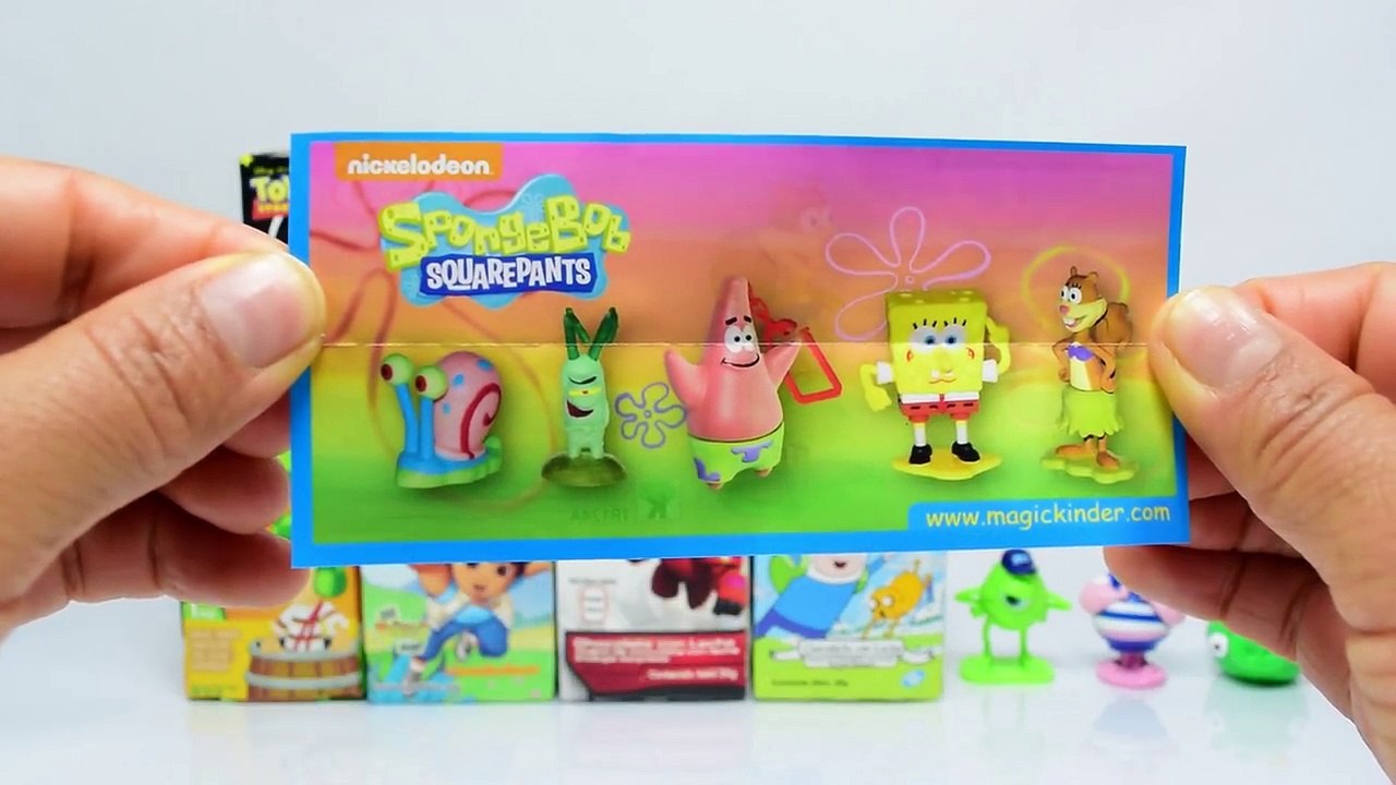 Huevos Kinder Sorpresa El Chavo, Angry Birds, Bob Esponja, Grandes Heroes, Jake y los piratas