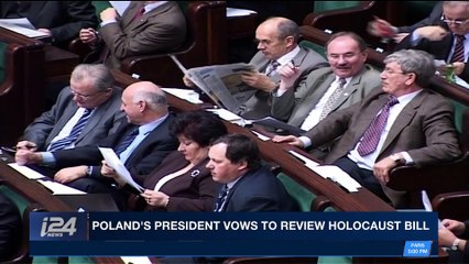 Télécharger la video: i24NEWS DESK | Poland's President vows to review Holocaust bill | Sunday, January 28th 2018