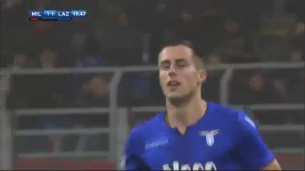 Adam Marusic Goal - AC Milan 1-1 Lazio 28.01.2018