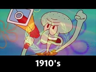 Decades portrayed by spongebob.