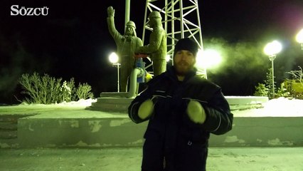 Novy Urengoy'daki ilk kuyu