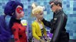 Chloe Embarazada gemelos y ladybug y cat noir salvan a su bebe | videos y juguetes de ladybug