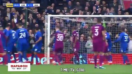 Résumé Cardiff City - Manchester City vidéo buts (0-2)