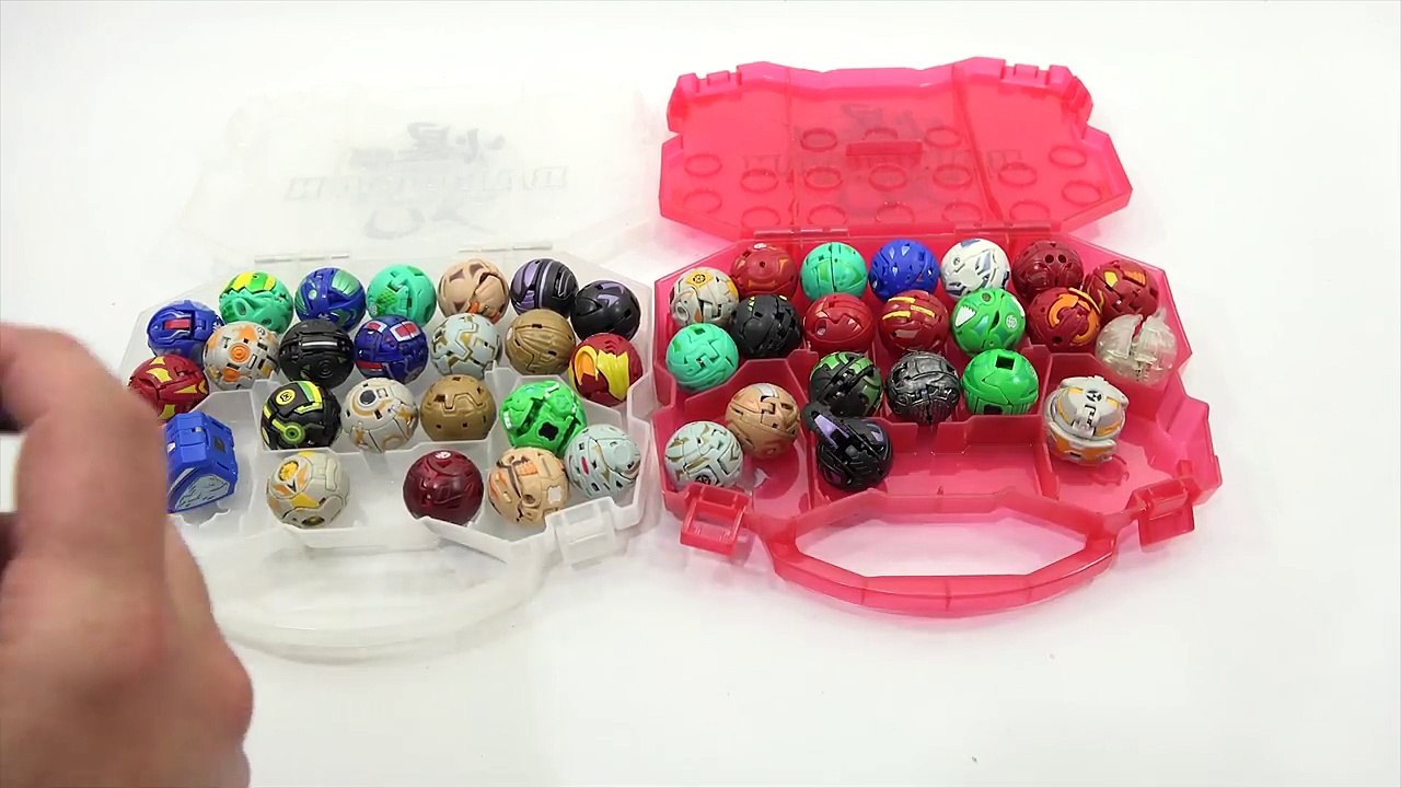 45 Bakugan Battle Brawlers Toy Spheres Collection - Whats In The Case?