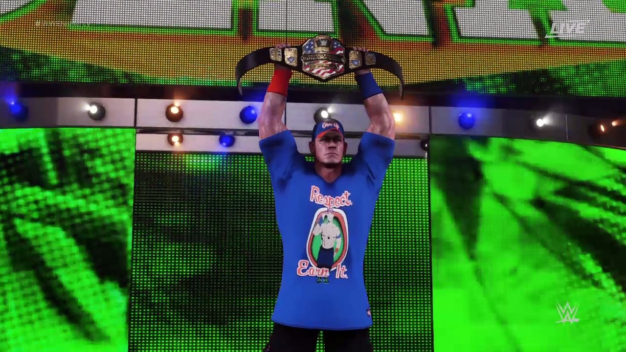 WWE 2K18 seth freakin rollins vs johncena vs TheAj P1 Styles vs TheLuniticc DeanAmbrose