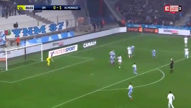 Adil Rami Goal HD - Marseille	1-1	Monaco 28.01.2018