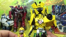 트랜스포머 범블비 어드벤처 워리어 변신로봇 자동차 장난감, 스마트폰 코드 인식 게임 포함 Transformers Adventure Bumblebee