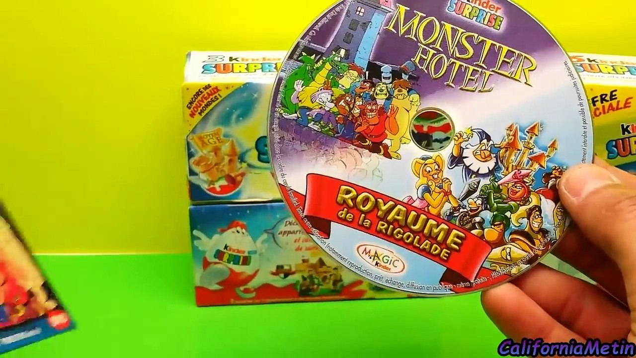 6 Pack Kinder Surprise Eggs Monster Hotel And The Kingdom Of Fun