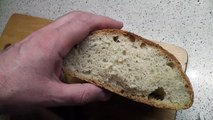 Хлеб без замеса теста Чиабатта в духовке