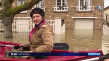 Inondations dans les Yvelines : la barque au quotidien pour les habitants de Poissy