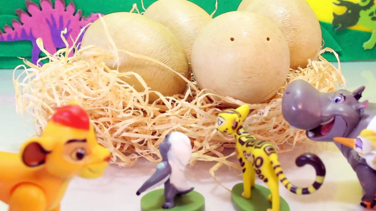 DINOSAURS Chase THE LION GUARD Kion + Bunga Toys, Rescue Baby Dinosaur Eggs Videos Toy Pals TV