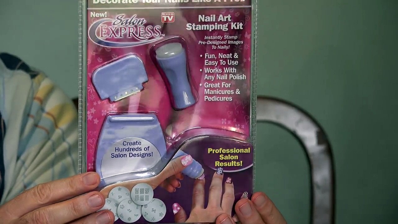 Nail Art Stamping Kit How To Use