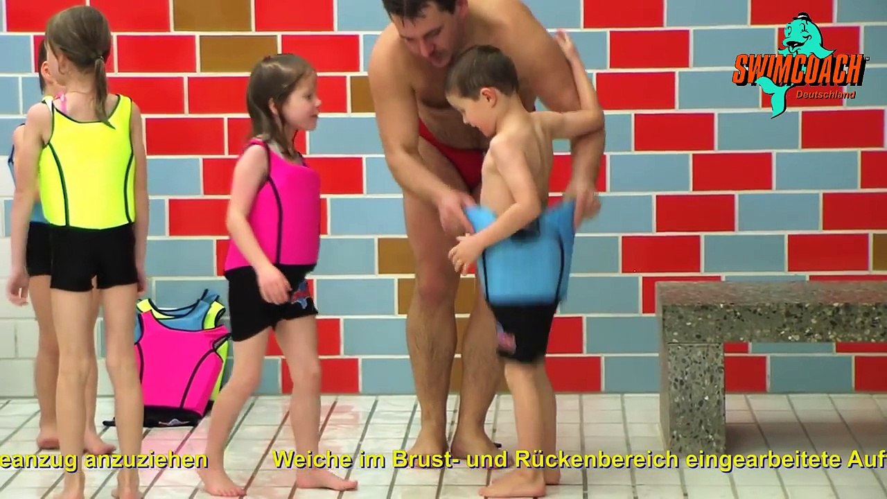 Swimcoach - der schwimmende Badeanzug - Schwimmen lernen mit Spaß und großer Sicherheit