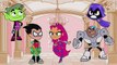 Teen Titans Go! Color Swap Transforms ✪ Sofia the First with Starfire & Raven Coloring For Kids