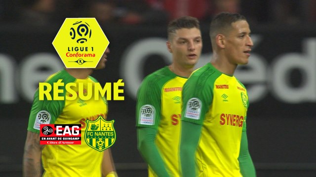 EA Guingamp - FC Nantes (0-3) - Résumé - (EAG-FCN) / 2017-18