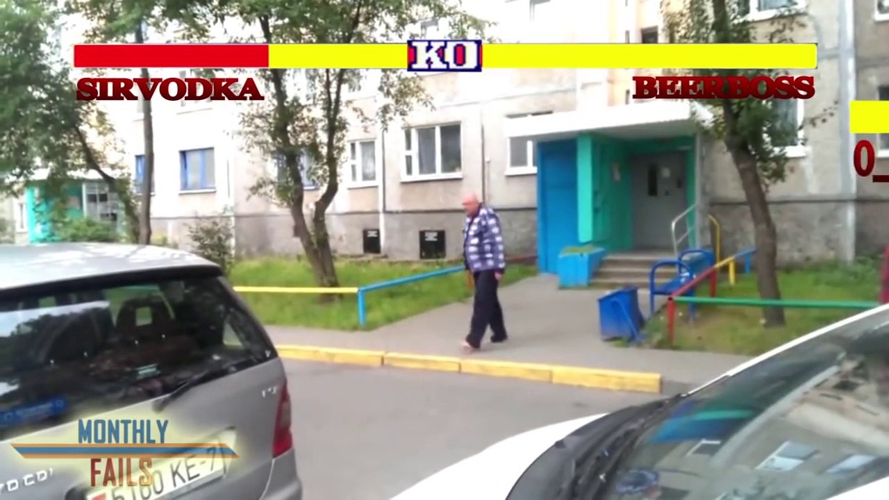 Remix de Street Fighter avec 3 papys russes ridicules!