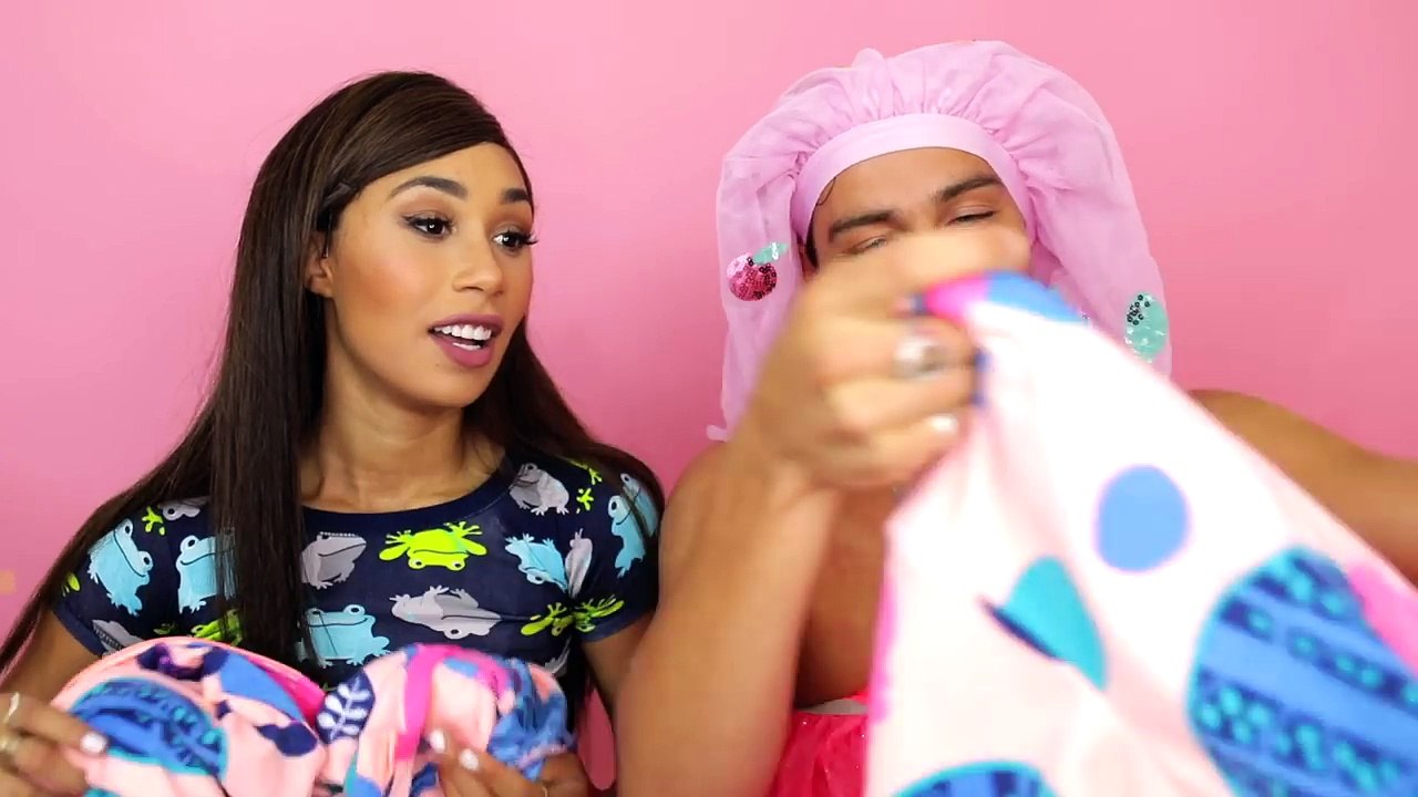 ADULTS TRY ON KID CLOTHES