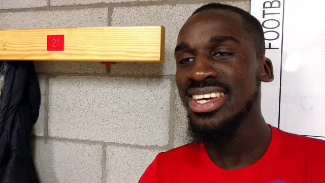 Diakho, double buteur de Solières contre La Louvière