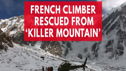 Download Video: A climber was rescued from 'killer mountain', but her partner is still missing