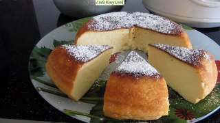 bánh Phô Mai Nhật bản bằng Nồi Cơm điện Làm bánh Phô mai ông già Hàn quốc Japanese Cotton Cheesecake