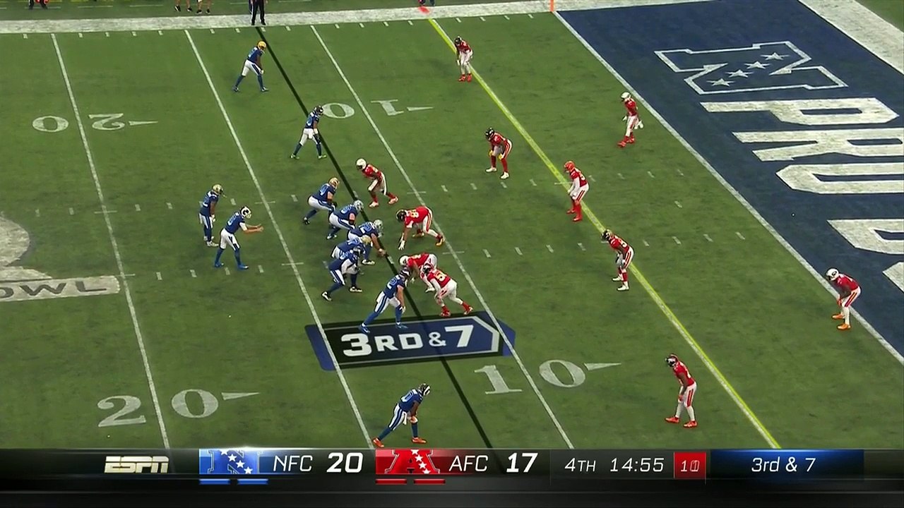 Pittsburgh Steelers Cameron Heyward flies off the edge to sack Los Angeles Rams Jared Goff