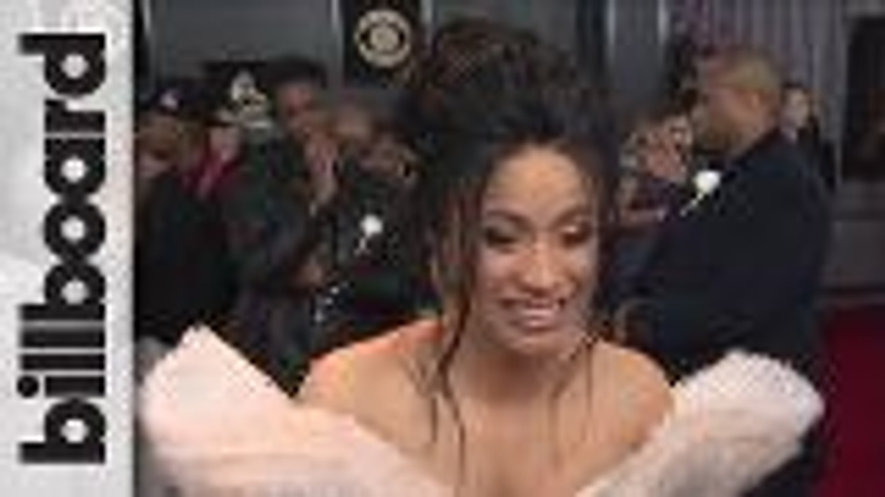 Cardi B Talks Importance of Grammy Noms, Time's Up Movement, New Music | Grammys 2018