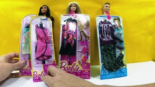 Roupas e Acessórios Fashionistas para Barbie e Ken - Mattel