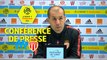 Conférence de presse Olympique de Marseille - AS Monaco (2-2) : Rudi GARCIA (OM) - Leonardo JARDIM (ASM) / 2017-18