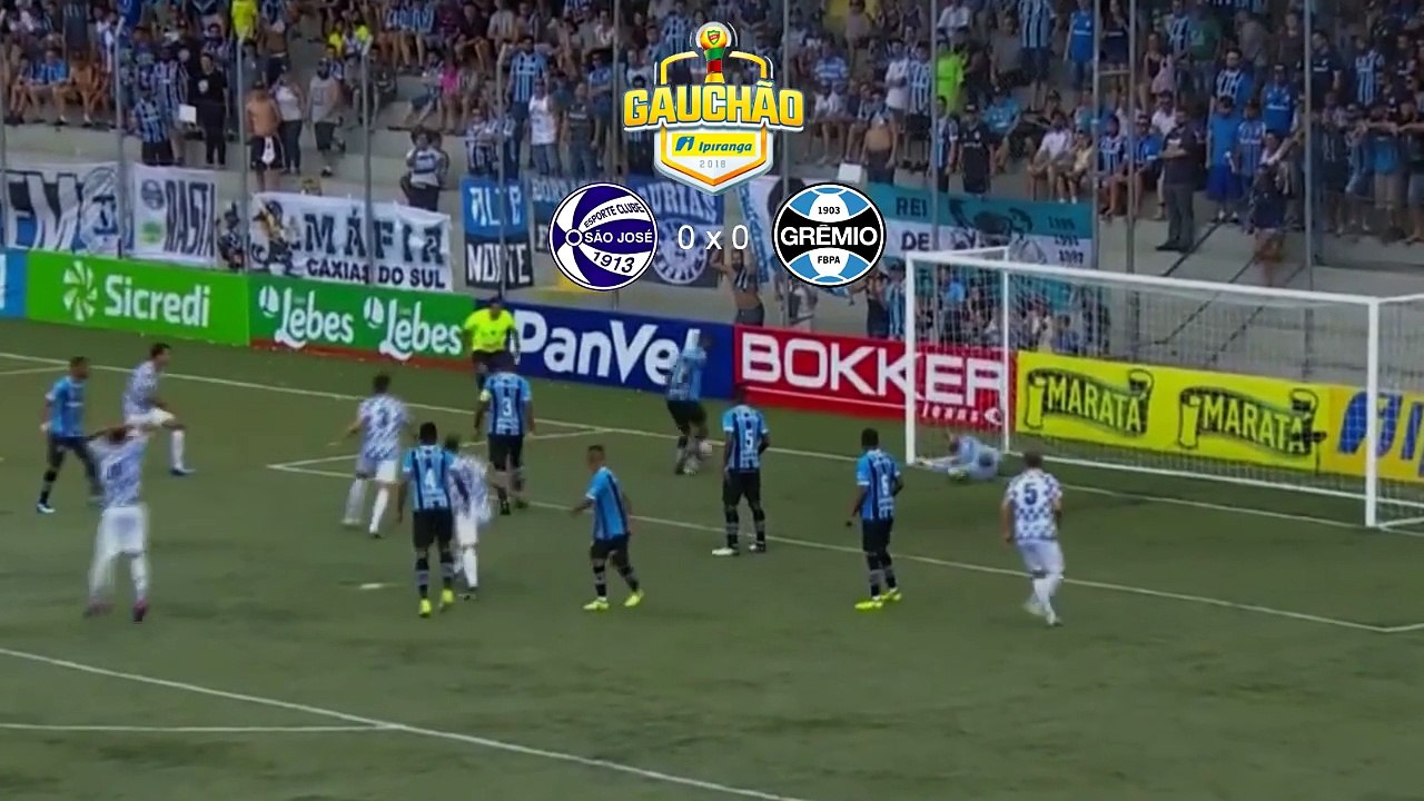 São José 2 x 0 Grêmio Melhores Momentos e Gols - Gauchão 2018