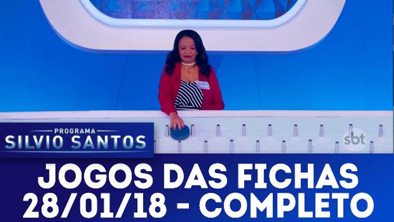 Jogo das Fichas Programa Silvio Santos 28.01.18 Vídeo Dailymotion