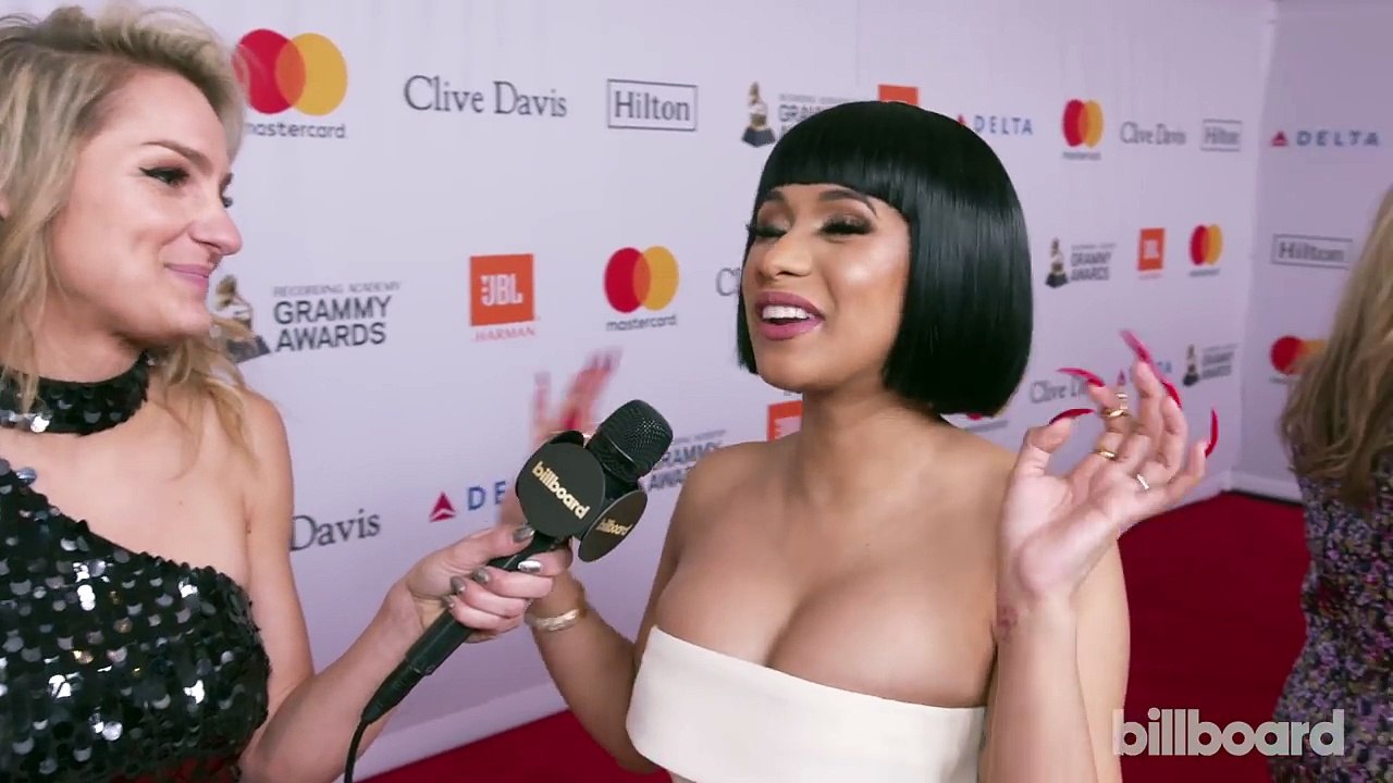 Cardi B Talks Grammy Nomination, JAY-Z, Engagement at Clive Davis' Pre-Grammy Gala | Billboard